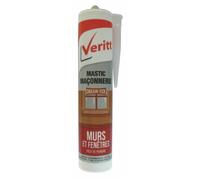 Mastic acrylique - Teck 280 ml - Adhère bois et maçonnerie - Rebouchage joints et fissures - Calfeutrage