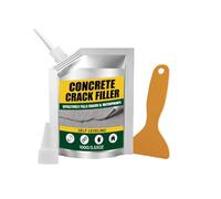 Mastic anti-fissures en béton pour l'extérieur, 100 g, auto-nivelant | Pâte de réparation pour trous en béton pour carrelage, brique, cave, garage, piscines, terrasses