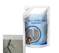 Mastic auto-nivelant - Scellant imperméable à l'asphalte 400 ml, colle de séchage haute flexibilité, adhésif de nivellement pour carrelage, mur, sol, bois, coulis, calfeutrage, patio, construct