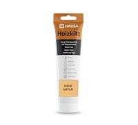Mastic bois Hausa 250 g chêne naturel, mastic pour bois, mastic pour réparer les dommages du bois, prêt à l'emploi, excellent pouvoir de remplissage, séchage rapide, résistant aux fissures