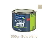 Mastic Bois Poudre Bois blanc 500g BLANCHON