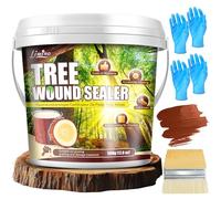 Mastic Cicatrisant pour Arbres - 500g Brun, Enduit Cicatrisant pour Taille D'arbres, Pansement pour Coupes, écorce Endommagée, Greffage - Pâte Cicatrisante pour Arbres, Bonsaïs, Arbustes, Rosiers