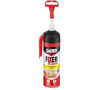 Mastic Colle Acrylique - SADER - FIXER Sans Percer - Prise Rapide - 130 g - Écologique