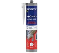 Bostik FIX&PRO MSP 117 Conditions Extrêmes Blanc - Mastic Colle et Joint - Collage Même Sous la Pluie - Très Résistant - Intérieur/Extérieur - MS Polymère - 290 ml