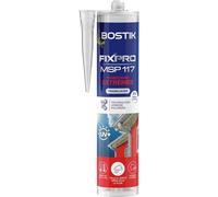 Mastic Colle De Fixation Msp 117 Conditions Extrêmes-Intérieur/Extérieur-Collage Même Sous La Pluie-Mastic Hybride Polymère-Transparent-1 Cartouche 290 Ml