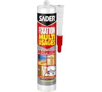 Mastic Colle De Fixation Multi-Usages-Tous Matériaux-Intérieur Et Extérieur Sous Abri-Prise Immédiate-Colle Néoprène Ultra-Puissante-Couleur : Beige-Cartouche De 310 Ml