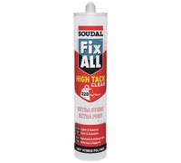 Mastic-colle Fix All High Tack cartouche - haute adhérence - 290 mL CDT 1 blanc SOUDAL