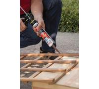 Mastic-colle hybride - 290 ml - noir - Fix All High Tack SOUDAL