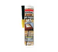 Mastic-colle MS polymère - pour parquet et pont de bateau - noir - MS SOUDAL