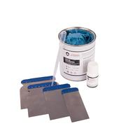 Mastic Colle Polyester Isophtalique Multi-Usage - Idéal pour Milieux Humides, Facile à Appliquer et Poncer - Coques de Bateaux, Bacs à Douche, Carosserie (1, Kilogrammes)