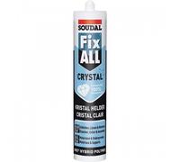 Mastic-colle polymère Fix ALL Crystal hybride SMX transparent 290ML SOUDAL