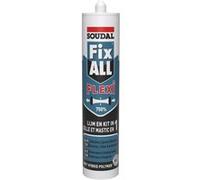 Mastic-colle polymère hybride Fix ALL Flexi gris cartouche 290ml - SOUDAL - 105030 Gris G