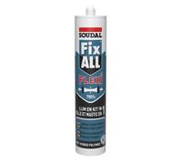 Mastic-colle polymère hybride Fix ALL Flexi noir cartouche 290ml - SOUDAL - 105031