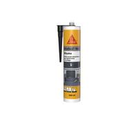 SIKA - Mastic bitumineux - SikaSeal-164 Bitume noir - Étanchéité et collage sur sol et toiture - Extérieur - Résistant aux intempéries et UV - 300 ml