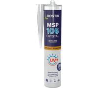 Mastic Colle Transparent Msp 106 Invisible-Pour Collages Et Joints D'étanchéité-Multi-Matériaux-Intérieur-Formule Ms Polymère-Sans Solvants Ni Isocyanate-Cartouche 290 Ml