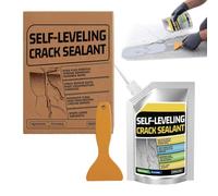 Mastic de Rebouchage pour Fissure de Béton Autonivelant Imperméable Haute | Kit de Réparation de Fissures pour Terrasse pour Intérieur Extérieur Terrasse Mur