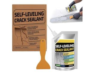 Mastic de Rebouchage pour Fissure de Béton Autonivelant Imperméable Haute | Kit de Réparation de Fissures pour Terrasse pour Intérieur Extérieur Terrasse Mur