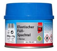 Mastic de remplissage élastique - Bi-composant - Durcisseur inclus - Auto-K - 500g
