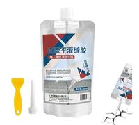 Mastic de Réparation pour Fissures Béton, Adhésif Béton Extérieur Imperméable 200g, Adhésif Étanche À Séchage Rapide Pour Terrasse Extérieure Et Réparation