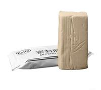 Mastic d'étanchéité 150 g, étanche, ignifuge, auto-durcissant, pour trous muraux, tuyaux, câbles, résistant à la chaleur jusqu'à 150 °C, flexible, malléable contre les insectes, la fumée, l'eau, gris