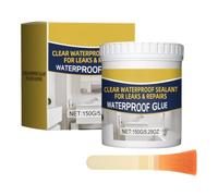 Mastic d'étanchéité Adhésif invisible pour réparation longue durée | Mastic reboucheur 150 g douche mur toit pour métal pierre carrelage intérieur maison salle de bain cuisine garage