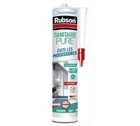 Mastic d'étanchéité cuisine et bain pure sanitaire RUBSON transparent 280ml