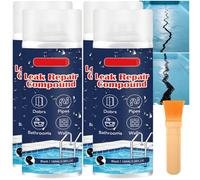 Mastic d'étanchéité étanche à séchage rapide, mastic et revêtement étanche transparent, agent d'étanchéité multi-surfaces, crème de réparation et d'étanchéité à séchage rapide (Black,4PCS)