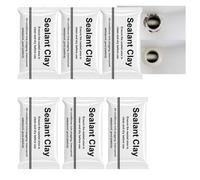 Mastic d'Étanchéité Modelable à la Main pour Trous Muraux, Pâte Imperméable pour Reboucher les Trous du Mur, Joint Imperméable aux Ouvertures de Climatisation, Scellement Conduits et Fissures (6pcs)