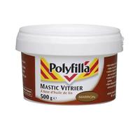 Mastic d'étanchéité - POLYFILLA - 500 g - Marron - Peut être peint - Résistant aux fissures