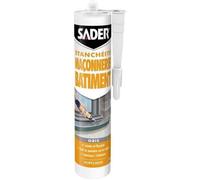 Mastic d'Étanchéité - SADER - Maçonnerie - Gris - Formule acrylique souple - 280 ml