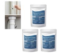 Mastic époxy Renforcé En Acier, Kit De Réparation De Mastic éPoxy Imperméable Et Résistant à La Chaleur, Mastic De Remplissage Tout Usage Ab Argile époxy Pour Métal, Bois, Carrelage, Céramique (3PCS)
