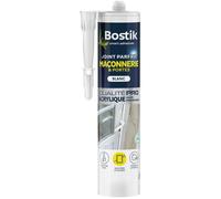 Bostik Mastic d’étanchéité Joint Parfait – Maçonnerie & Portes, Acrylique Blanc 280 ml