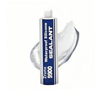 Mastic imperméable au silicone 9900, mastic imperméable puissant 9900, super liaison structurelle, résistant aux intempéries et outil convivial, blanc