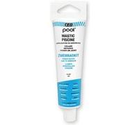Mastic joint et colle spécial piscine - GEB - 590925 - Blanc - Tube 80 ml