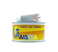 Mastic métallique Easy 2 kg Beige pour carrosserie voiture moto Camper, Mastic à métal avec catalyseur Indureur, Professionnel, Survernissable - Waga Paint Tecniques