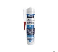 Mastic piscine qualité pro - GEB - 590911 - Transparent - Cartouche 290 ml