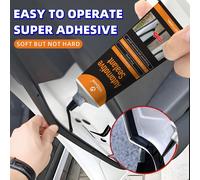 Mastic noir universel pour automobile, adhésif en caoutchouc, joint silicone pour pare-brise, joint d'étanchéité efficace pour fenêtre, colle étanche universelle, bande d'étanchéité pour réparation au