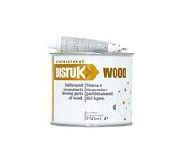 Mastic pour bois bicomposant polyester + catalyseur Bistuk bois - noyer, 750 ml