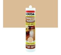 Mastic pour joints de parquet - rebouchage - chêne clair - 290 ml SOUDAL