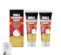 Mastic Reboucheur Pour Fissures Et Trous,Pâte De Réparation Murale Blanche Pour Reboucher Les Fissures,Pâte à Réparer Mur Blanc,Enduit De Rebouchage En Pâte 2PC
