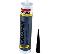 Mastic réfractaire - GENERIQUE - Cartouche 310ml - Résistance pyroscopique 1500C - Noir