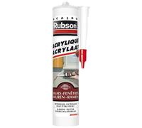 Mastic - RUBSON - 280 mL - Acajou - Mono-composant - Réparation fissures - Joints maçonnerie