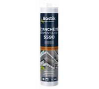 Bostik Mastic d'étanchéité S590 – 4 en 1 Intérieur/Extérieur Gris 300 ml