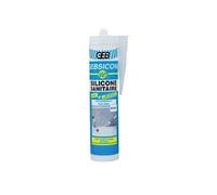 Mastic sanitaire silicone neutre W2 coloris blanc cartouche de 310 ml
