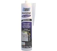 Silicone tous supports - GEB - 590502 - Translucide - Cartouche 280 ml