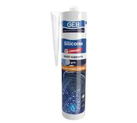 GEB Mastic Silicone 60 Chrono multi-supports. Sèchage rapide, remise en eau en 1 heure - Gris 280 ml