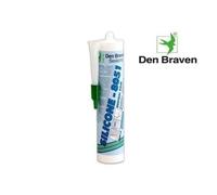 Den Braven – Mastic silicone sanitaire et froid SILICONE 8051 alimentaire transparent 300 ml
