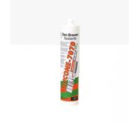 Mastic silicone bâtiment - alcoxy - 300 ml - blanc - 7070 Plus DEN BRAVEN