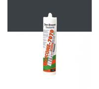 Mastic silicone bâtiment alcoxy - 300 ml - gris RAL 7001 - 7070 Plus DEN BRAVEN