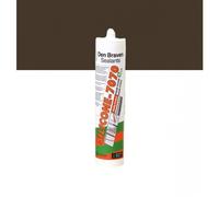 Mastic silicone bâtiment alcoxy - 300 ml - havane RAL 8014 - 7070 Plus DEN BRAVEN